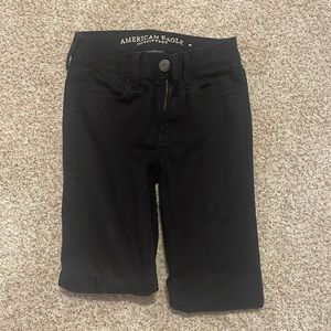 black american eagle jeans
